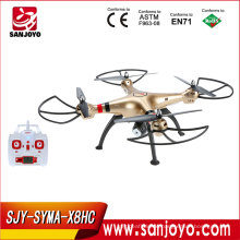 Newest Drone Camera Drone Professional 4ch 6 Axis Gyro Remote Control Toys SYMA X8HC 2MP RC Helicopter Racing Quadcopter